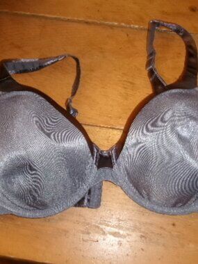 vtg full coverage underwire vanity fair 2 tone gray bra 40 C